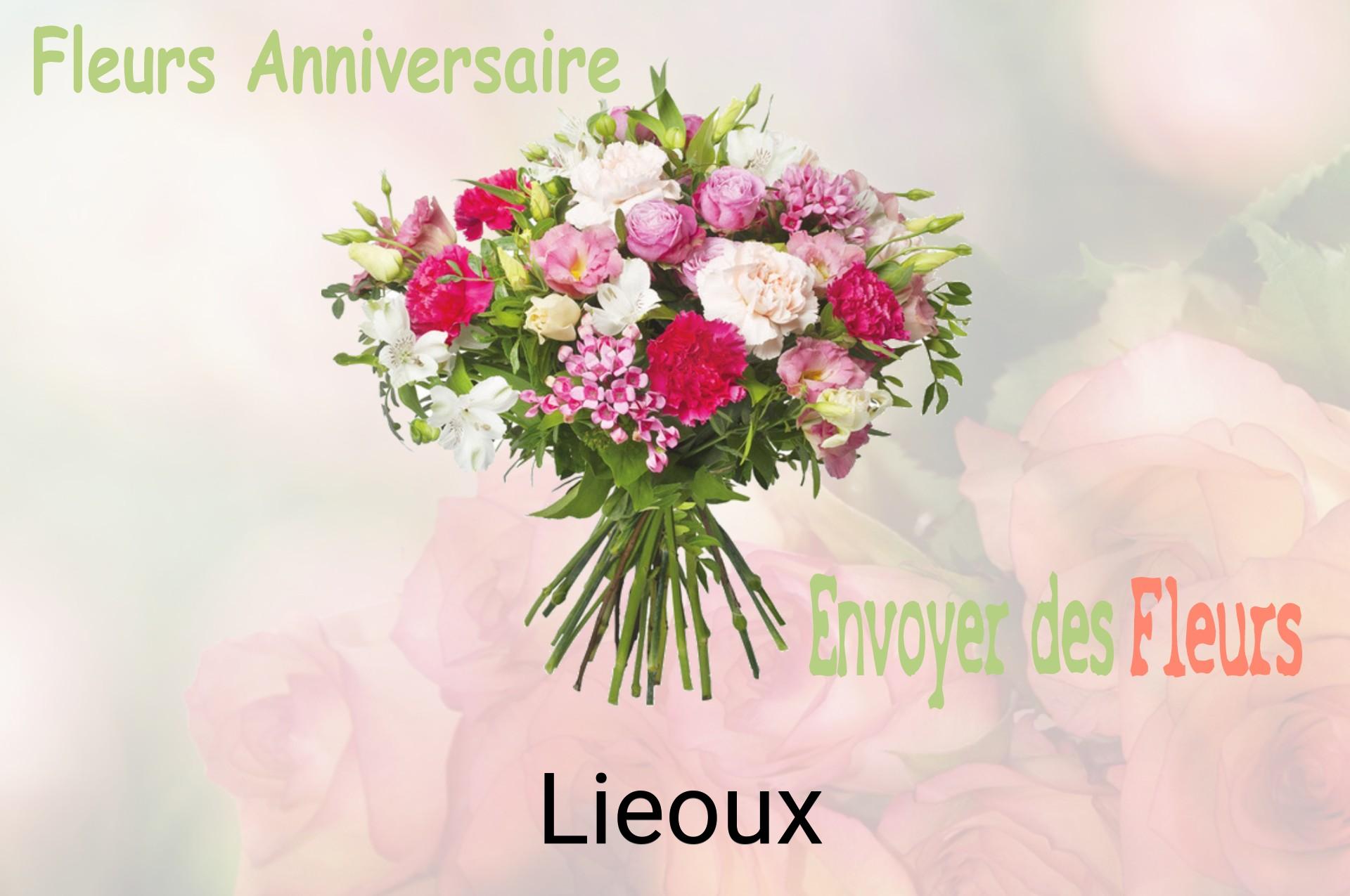 Bouquet de fleurs d’anniversaire livré à Lieoux