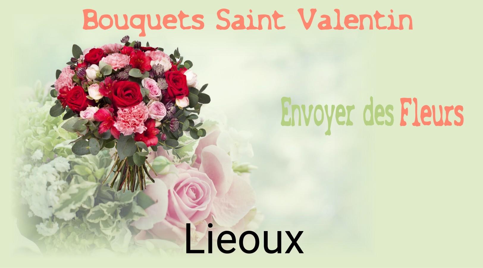 Roses de Saint-Valentin livrées à Lieoux